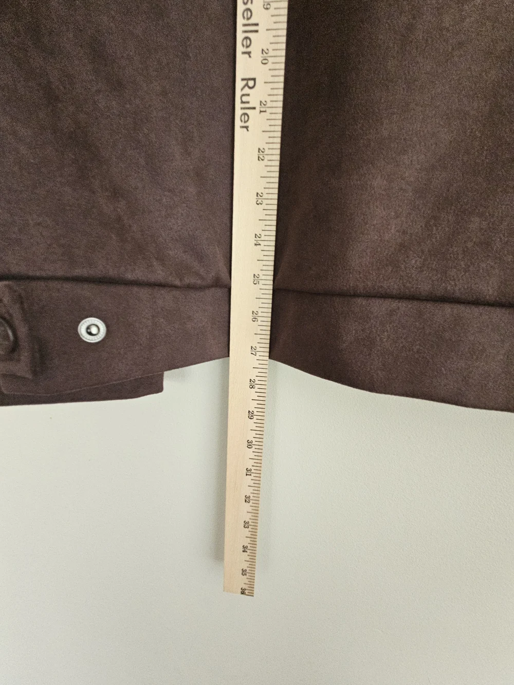 New Robert Graham Jacket Men's Faux Suede Zipper Stand-Up Collar -‎ Flaw